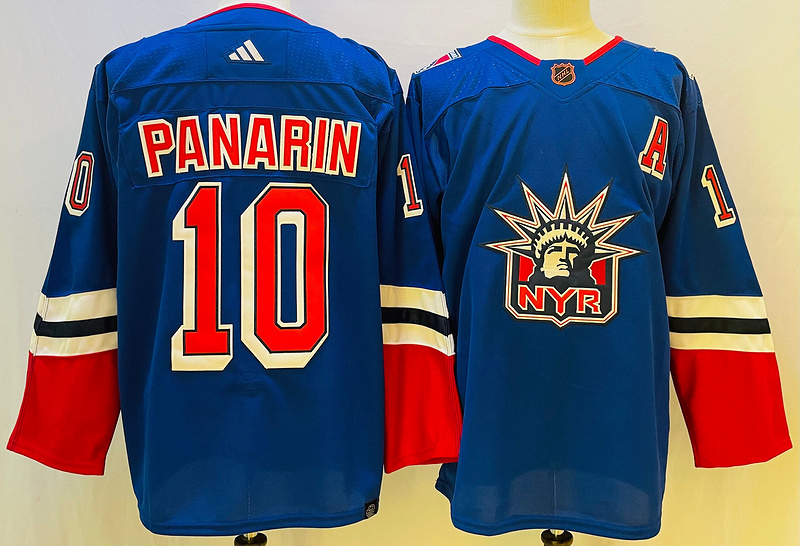 Men's New York Rangers Artemi Panarin #10 Blue jersey